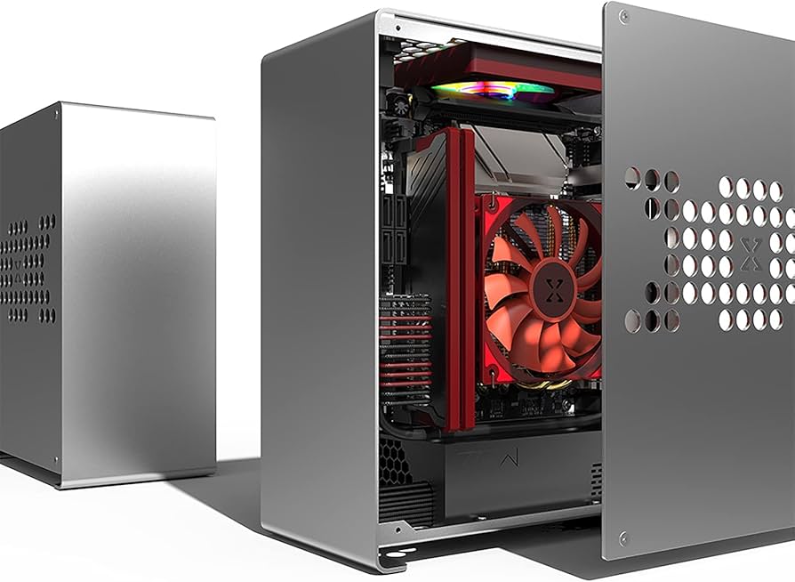 超小型 省スペース自作PC LEDライティング DVDドライブ内蔵 超小型 省スペース自作PC LEDライティング DVDドライブ内蔵