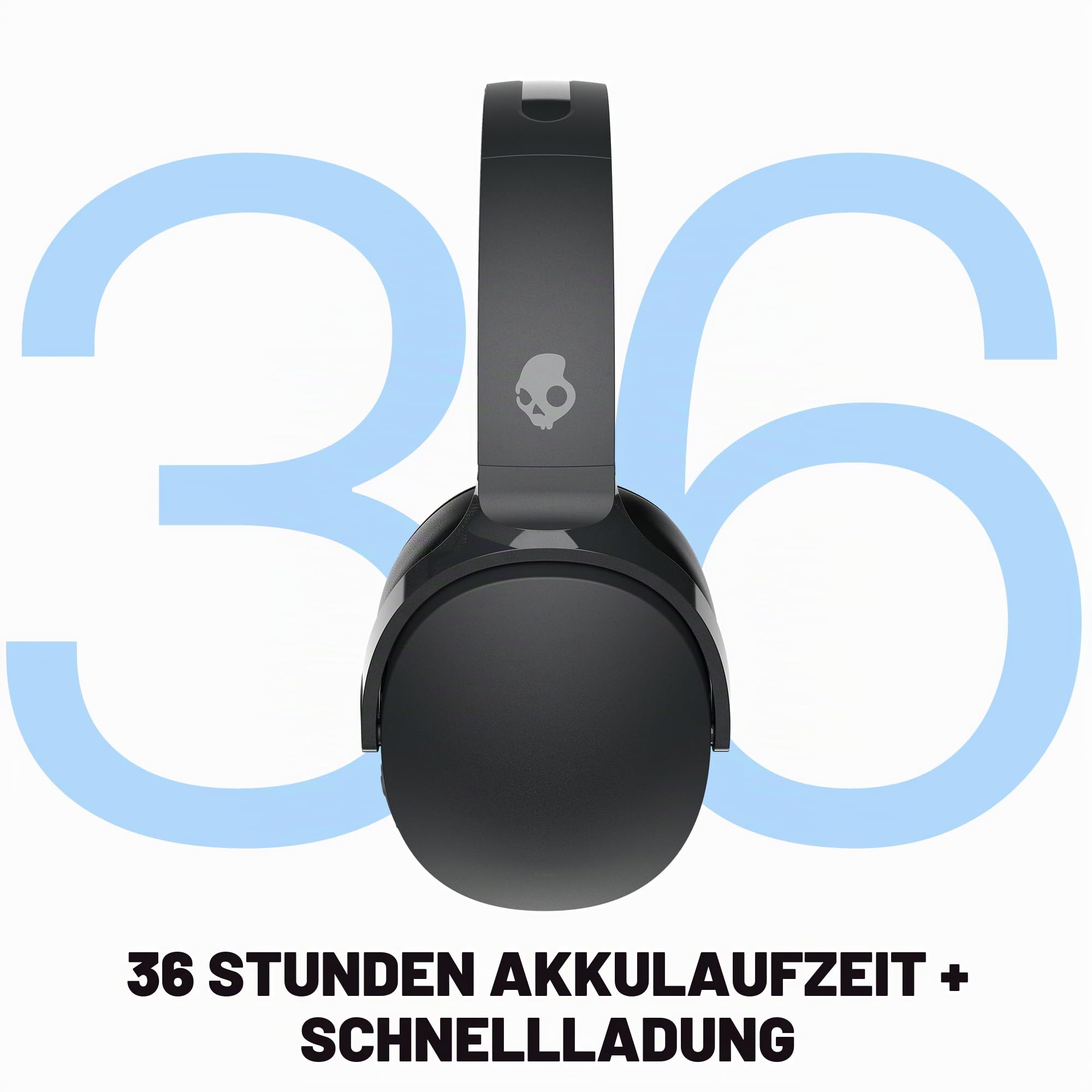 Skullcandy Hesh Evo Wireless Bluetooth Over-Ear-Kopfhörer, schallisolierender Passform, 36 Stunden Akkulaufzeit… – Ansicht 2