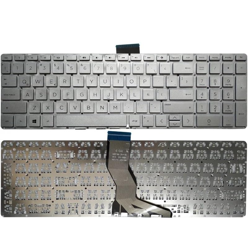 Teclado para HP TPN-Q201 soluciona teclas rotas o desgastadas en portátiles 15S-DY layout ruso