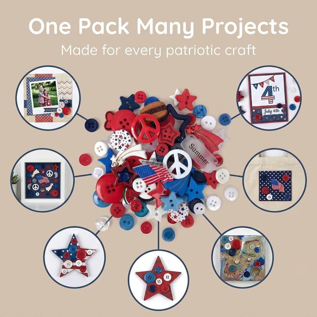 Buttons Galore and More Collection Round Novelty Buttons & Embellishments Based on Variety of Themes, Holidays and Seasons for DIY Crafts, Scrapbooking, Sewing, Cardmaking and Other Projects – 50 Pcs