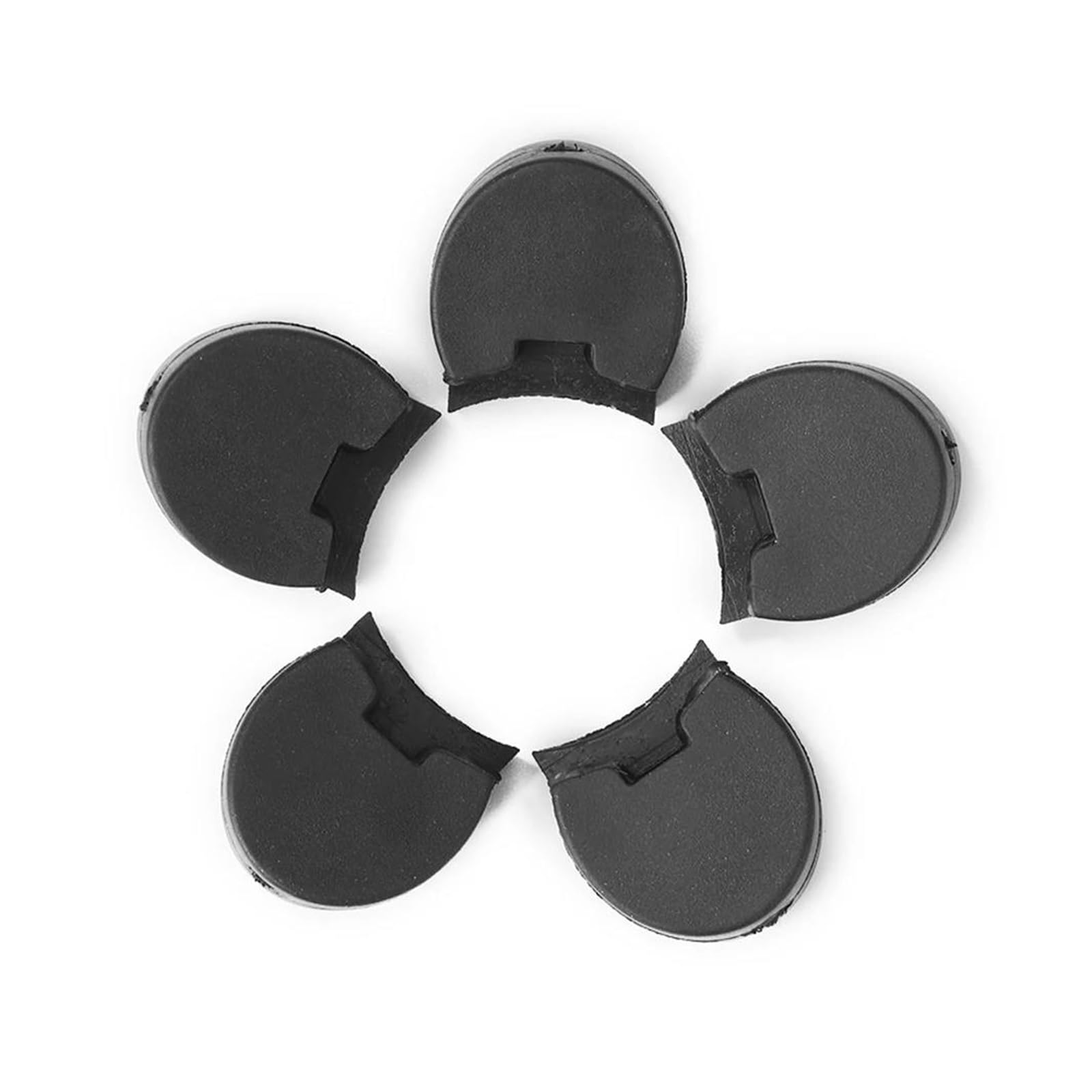 Akcesoria do klarnetu 5 Szt. Gumowy Klarnet Podkładka Pod Kciuk Poduszka Wygodna Podkładka Pod Palce Podkładki Ochronne Części Zamienne Do Instrumentów Dętych Drewnianych (Color : Black)