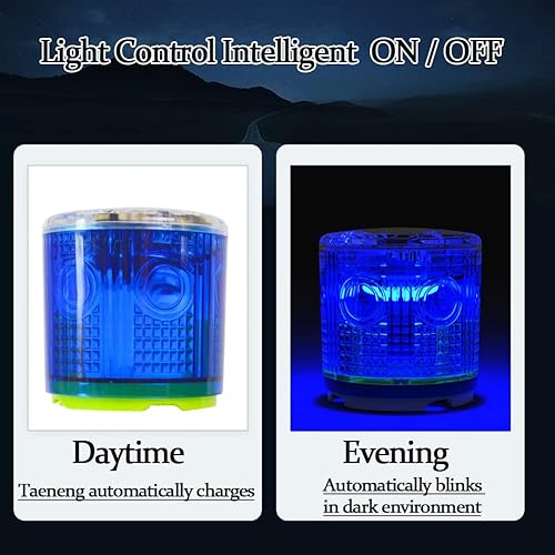 Miniatura 3 de Luz de advertencia estroboscópica solar, base magnética fuerte, luz de advertencia estroboscópica de emergencia solar, luz estroboscópica de tráfico