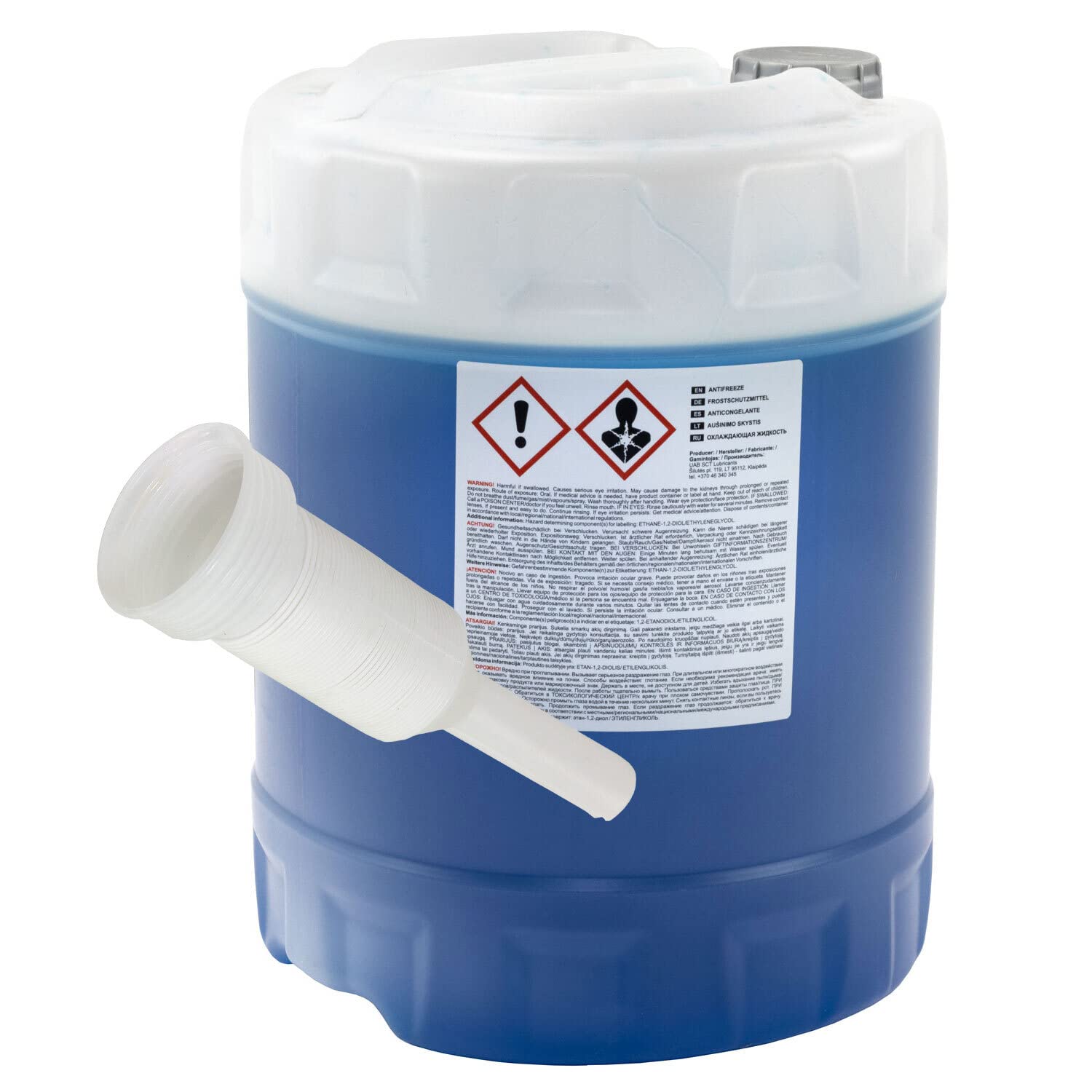 Kühlerfrostschutz Konzentrat MANNOL AG11 Longterm -40°C 10 Liter blau mit Ausgießer
