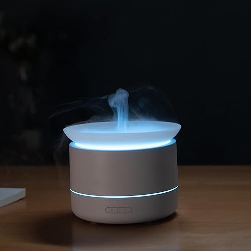 Miniatura 5 de Difusor de aceite esencial de 6.8 fl oz, difusor de niebla silenciosa de aromaterapia para aceites esenciales, humidificador de aire de niebla fría,