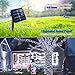 JMEXSUSS 2 Pack Solar String Lights Outdoor Waterproof, Total 400 LED 151FT Solar Christmas Lights Outdoor, 8 Modes White Solar Light for Outside Yard Patio Tree Garden Christmas Decorations