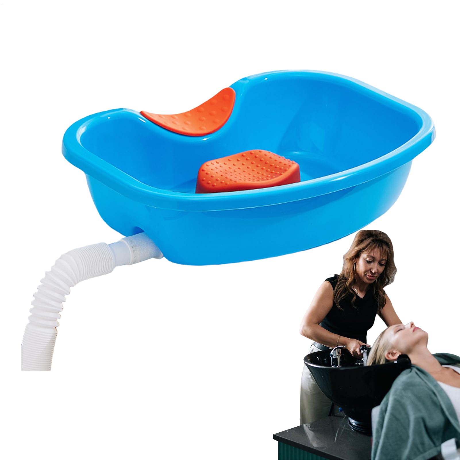 shampoo, shampoo portatile Bacino di shampoo con supporto al collo