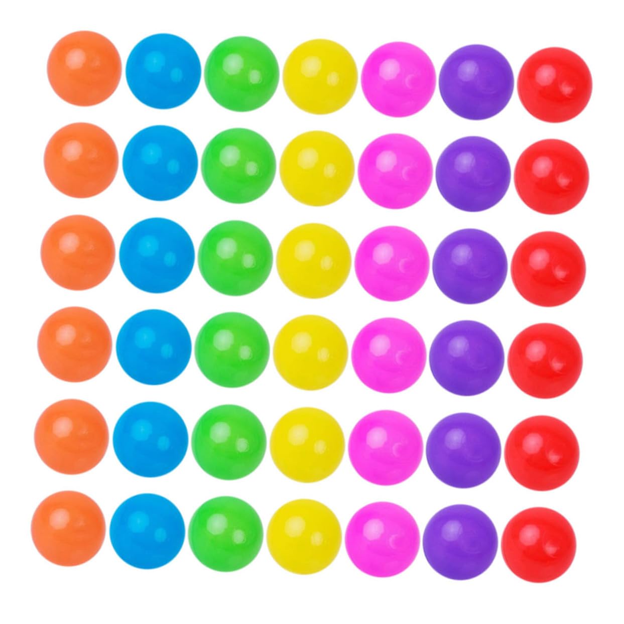 100pezzi Palline di Plastica Colorate per Piscina da Gioco per Ragazzo Ragazza Morbide e Sicure per Casetta da Gioco Tunnel e Piscina Accessori per Giochi all Aperto Chiuso