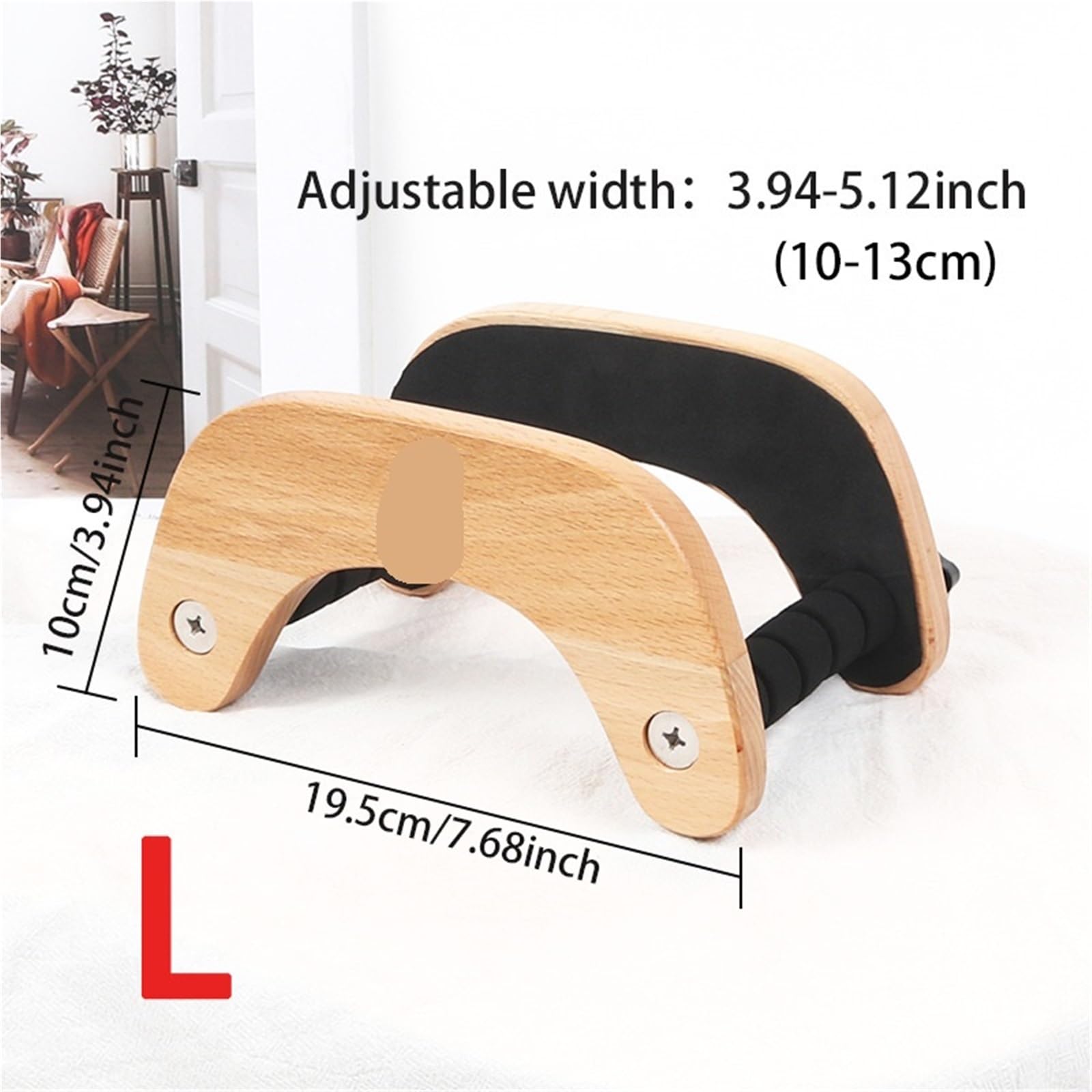 supporto chitarra Wood Guitar Stand H-frame Wooden Floor | For Acoustic Guitar Portable String Instrument Holder With Soft Sponge Covering Pad