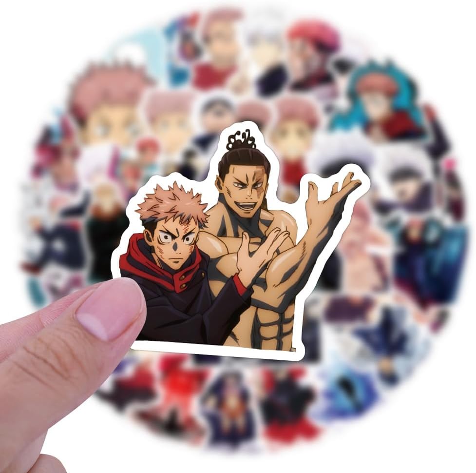 200Pcs Kids Anime Stickers Mixed Pack,Cartoon Characters Sticker Movie Decorative Sticker for Kids Teens Adults Waterproof Stickers for Water Bottle Laptop - Image 5