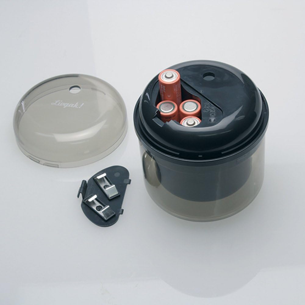 Sonic LV-1587-D Pencil Sharpener, Livigaku Freekey, Battery-Operated, Electric Pencil Sharpener, Black