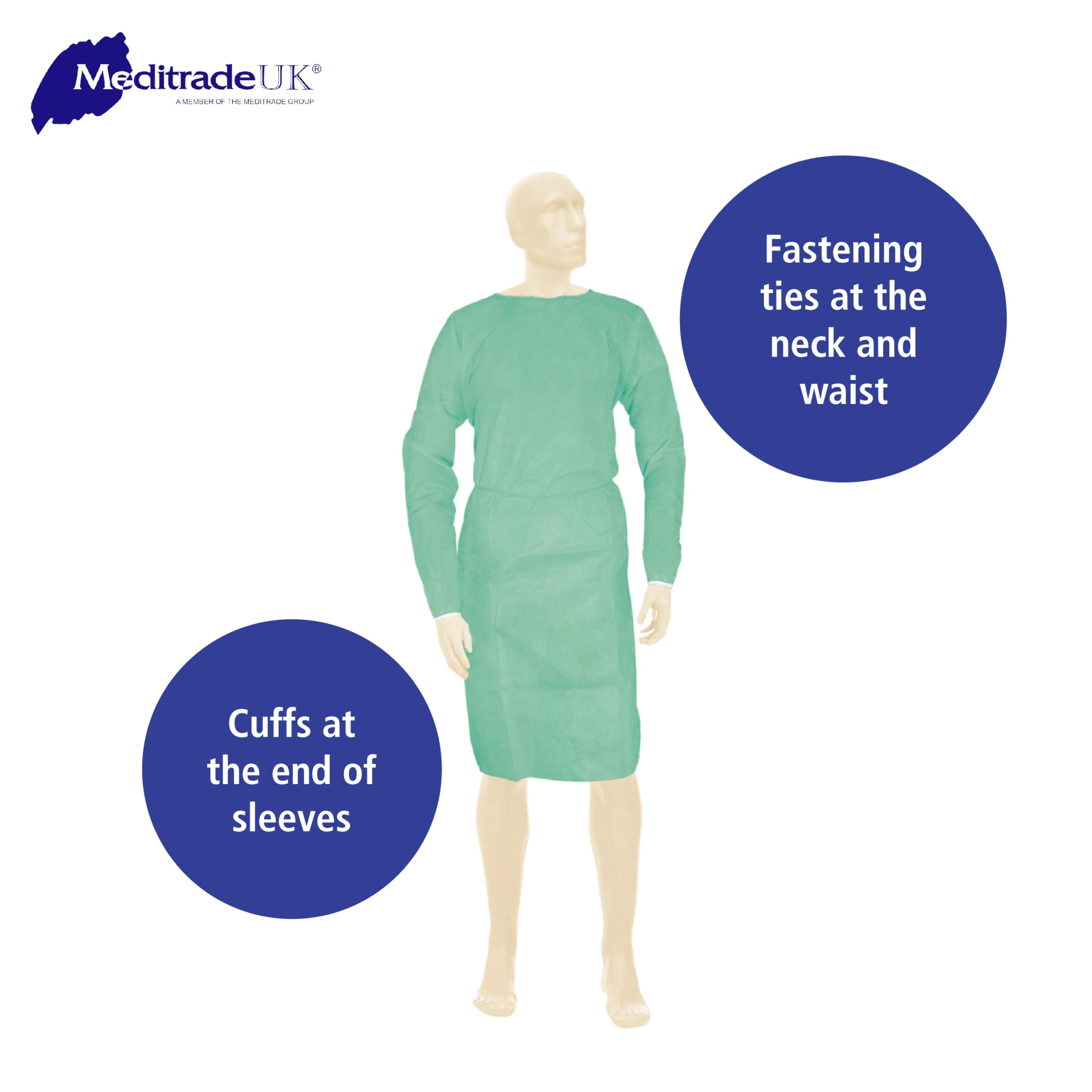 Meditrade Beesana® PP-Kittel 23G | Pack (100 Pieces - Foto 9