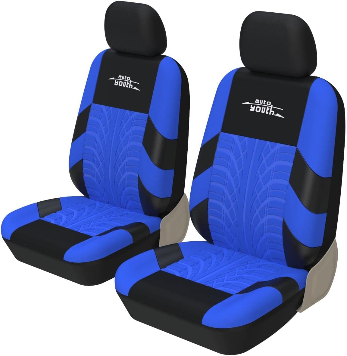 AUTOYOUTH Car Seat Covers for Front Seats, Breathable and