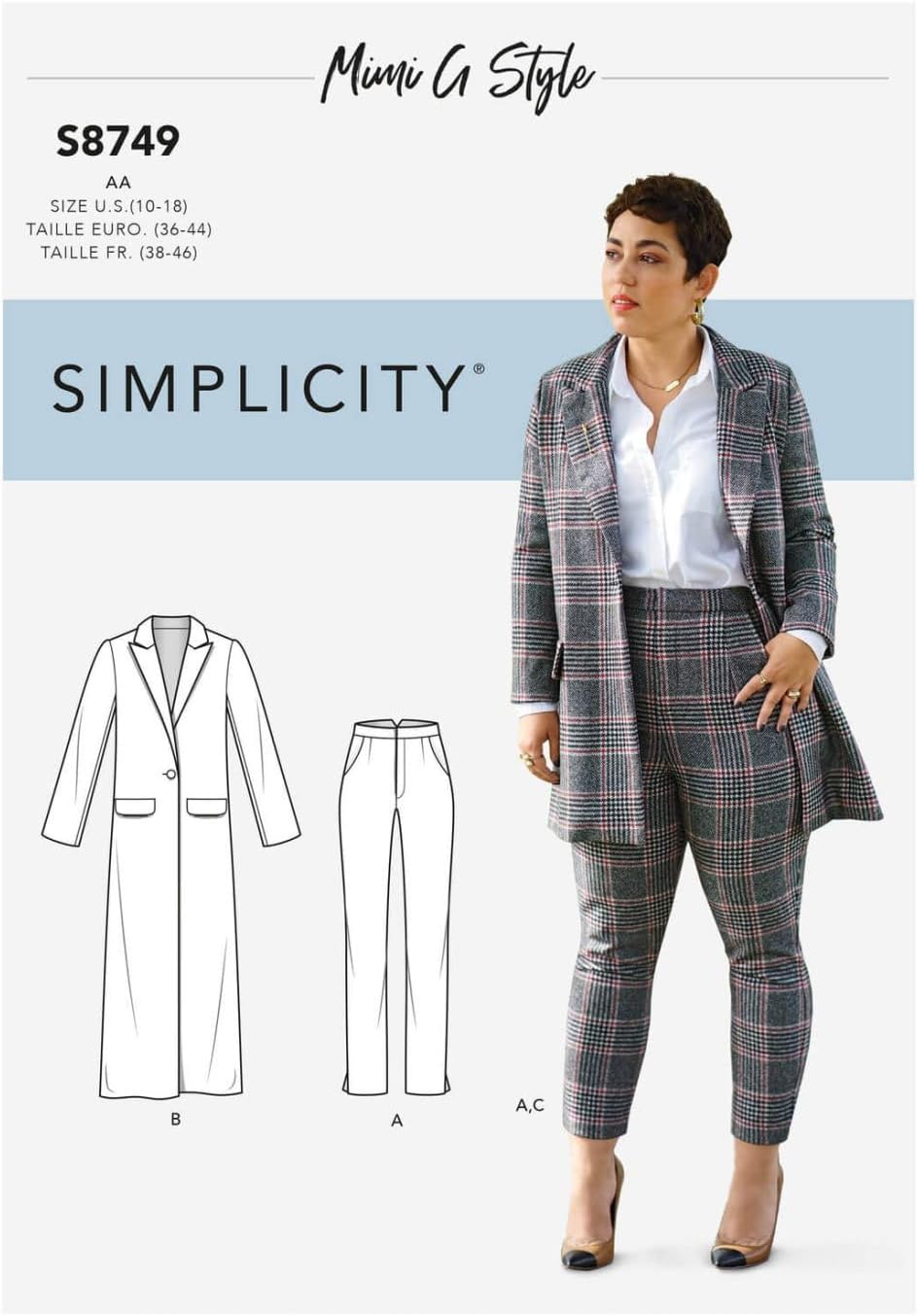 Simplicity Pattern 2615 Dresses Top Pants Shorts Sizes 20W 22W 24W 26W 28W  UNCUT Simplicity Patterns 20W-22W-24、20W-22W-24W-26W-28W。