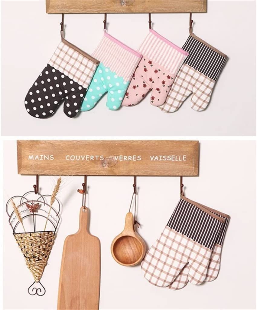 MRKU Gants de Cuisine, maniques, Gants de Four, résistants à la Chaleur, Paire d'ustensiles de Cuisine isolés