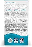 Vista 7 de Nordic Naturals Ultimate Omega, sabor a limón, 210 geles suaves, 1280 mg de omega-3, aceite de pescado de alta potencia con EPA y DHA, promueve