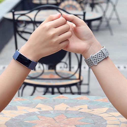 Vista 80 de Wepro - Correas de repuesto para bandas, impermeable, con orificios, transpirable, pequeña y grande, para mujeres y hombres, Negro