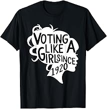 Voting like a Girl Since 1920 19th Amendment Anniversary 100 T-Shirt
