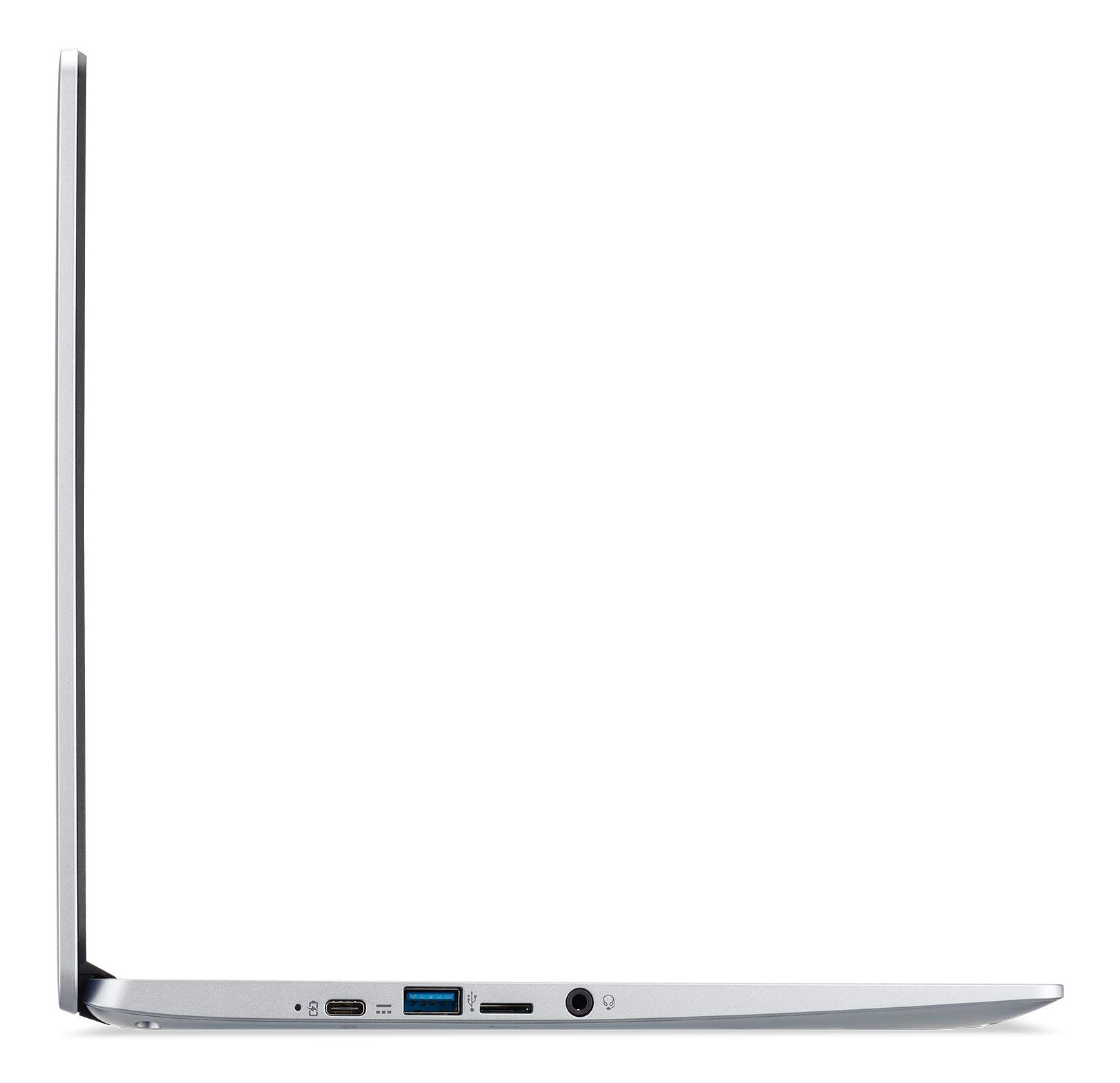 Acer Chromebook NX.HPZEF.00Q 14 '' Full HD LCD IPS, Laptop 2 w 1, Intel Pentium Silver N5030, 8 GB RAM, 64 GB eMMC, Chrome OS, klawiatura AZERTY, Srebrny