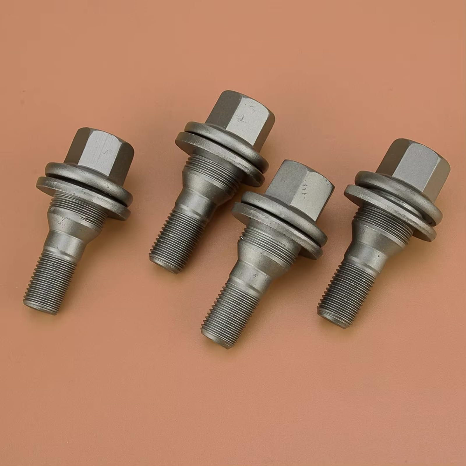 Compatibile con Citroen per C2 C3 C4 C5 C6 4 Pezzi 17 Mm Bulloni Esagonali Dadi Ruota Bulloni Ruota in Acciaio Bulloni Bulloni Ruota Dado OEM: 9817024580 Bulloni Cerchio Ruota