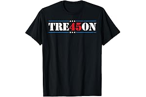 Tre45on Treason 45 2020 Election Anti Trump Democrat Protest T-Shirt