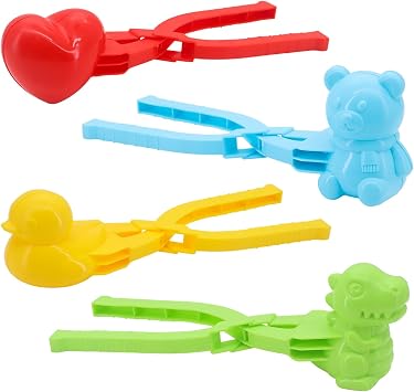 4 Pcs Rice Mold Yellow Duck Sushi Molds Onigiri Mould Snowball Maker Clip Creative Animals Mold for Rice Balls, Sushi, Croquettes