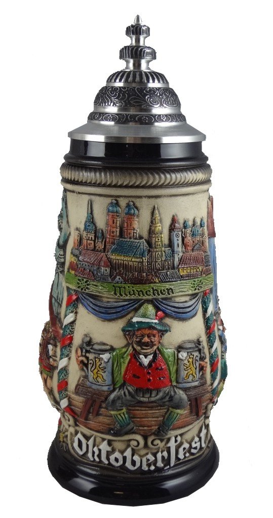 Jarra de cerveza alemana Zöller & Born un regalo tradicional exclusivo para amantes de Múnich