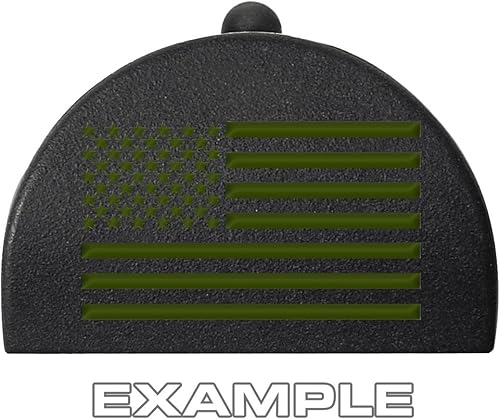 Miniatura 6 de NDZ Performance JP1 Tapón para empuñadura para Glock 17 19 21 22 23 24 31 32 34 35 38 Gen 1-3 en 9mm .40 .357 10mm .45 ACP Color Relleno Láser