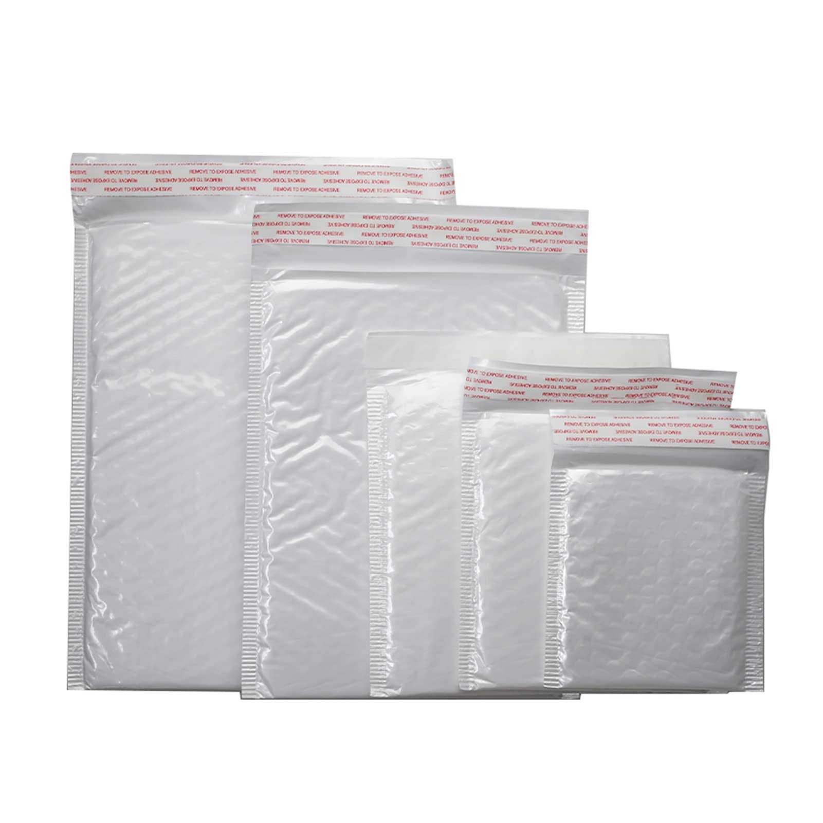 50 sztuk/partia białej torby koperty, koperta samodzielna z torbą na pocztę bąbelkową, wysyłka torba paczki (Color : 260x300mm)