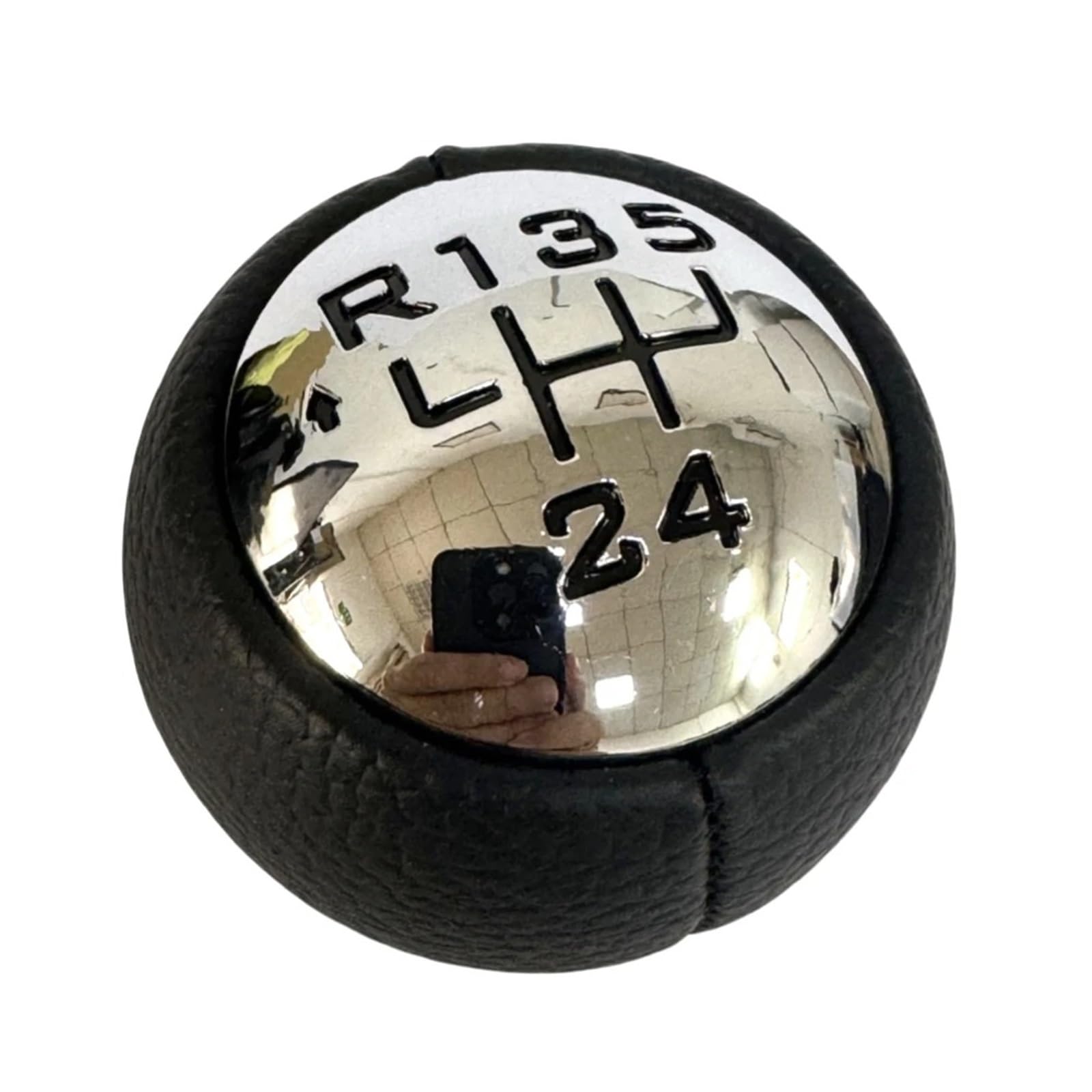 Wbdmszjqrt 5 Speed Shift Lever Knob For Citroen For C3 For C4 C8 5/6 Speed Stick Knob Head Lever Adapter Manual 6-Speed Transmission(5 Speed)