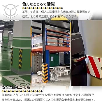 Amazon.co.jp: コーナーガード 【4個セット】 ガレージ