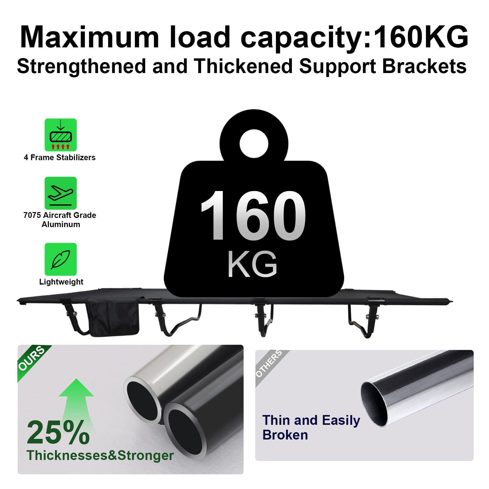Campingbett Ultraleichtes