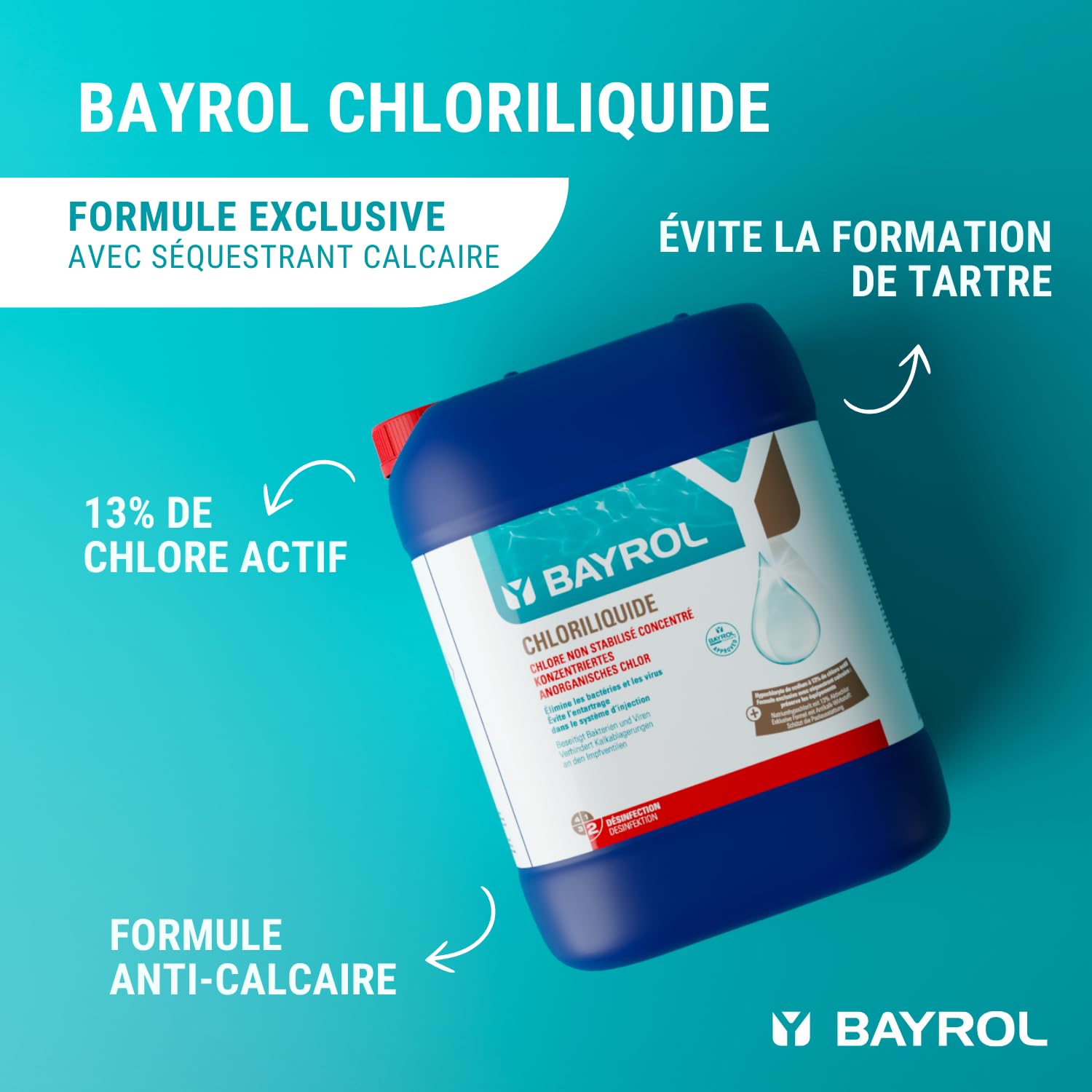 Chloriliquide 20 L Bayrol Chlore Liquide
