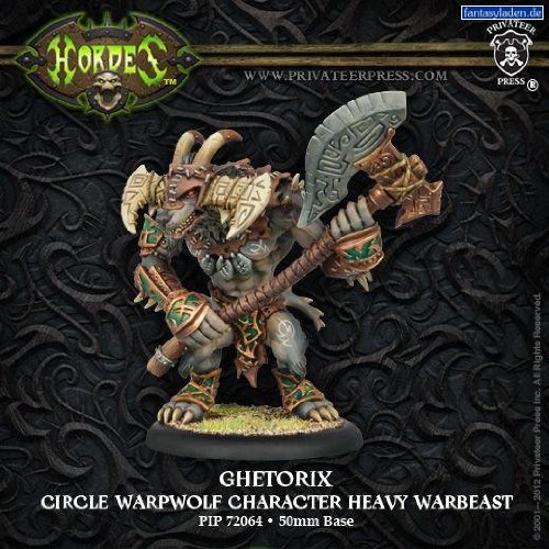 Privateer Press Hordes - Circle - Ghetorix Warpwolf Upgrade Kit Model Kit