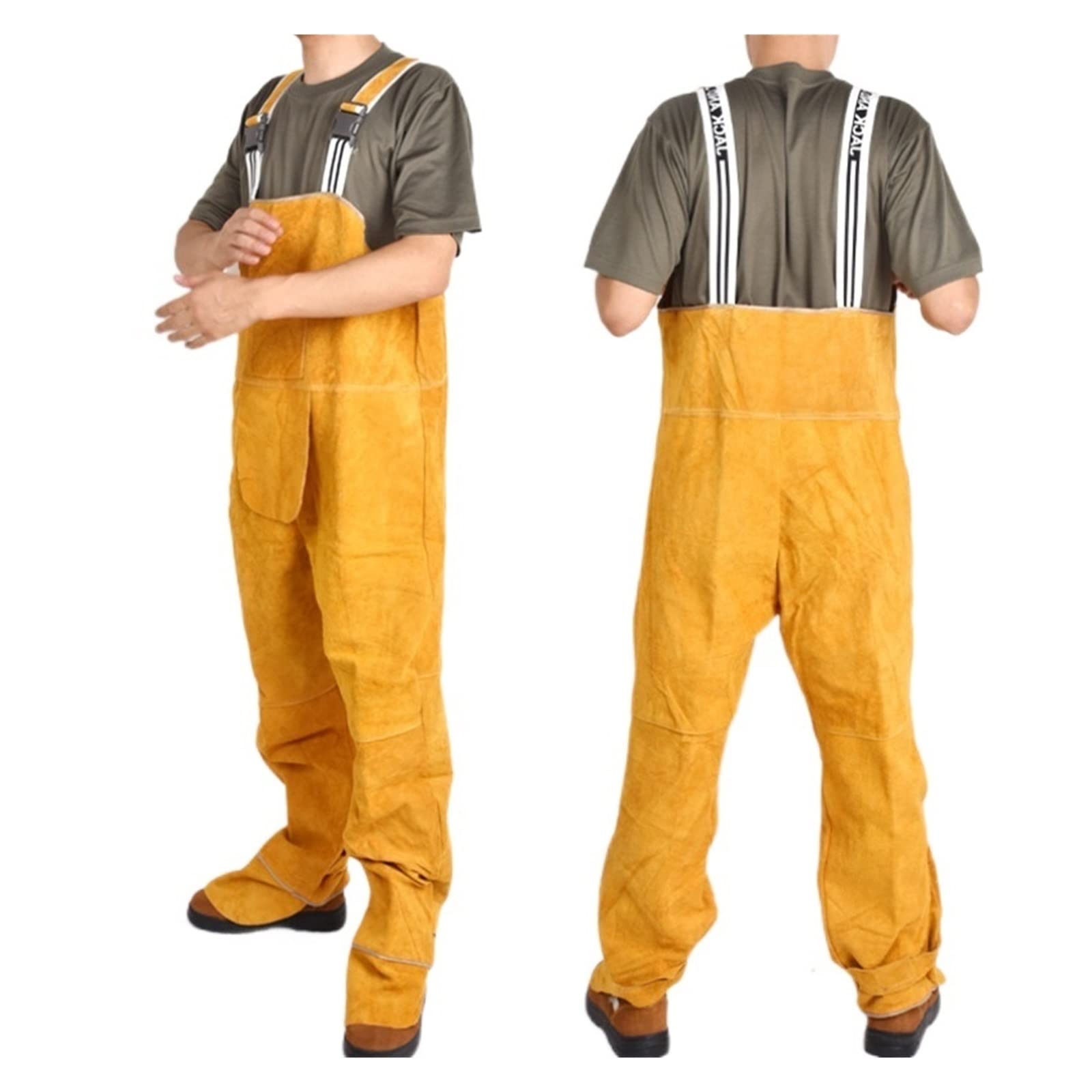 Soldadura de babero for la ropa protección resistente al desgaste los hombres(Model A,XX-Large)