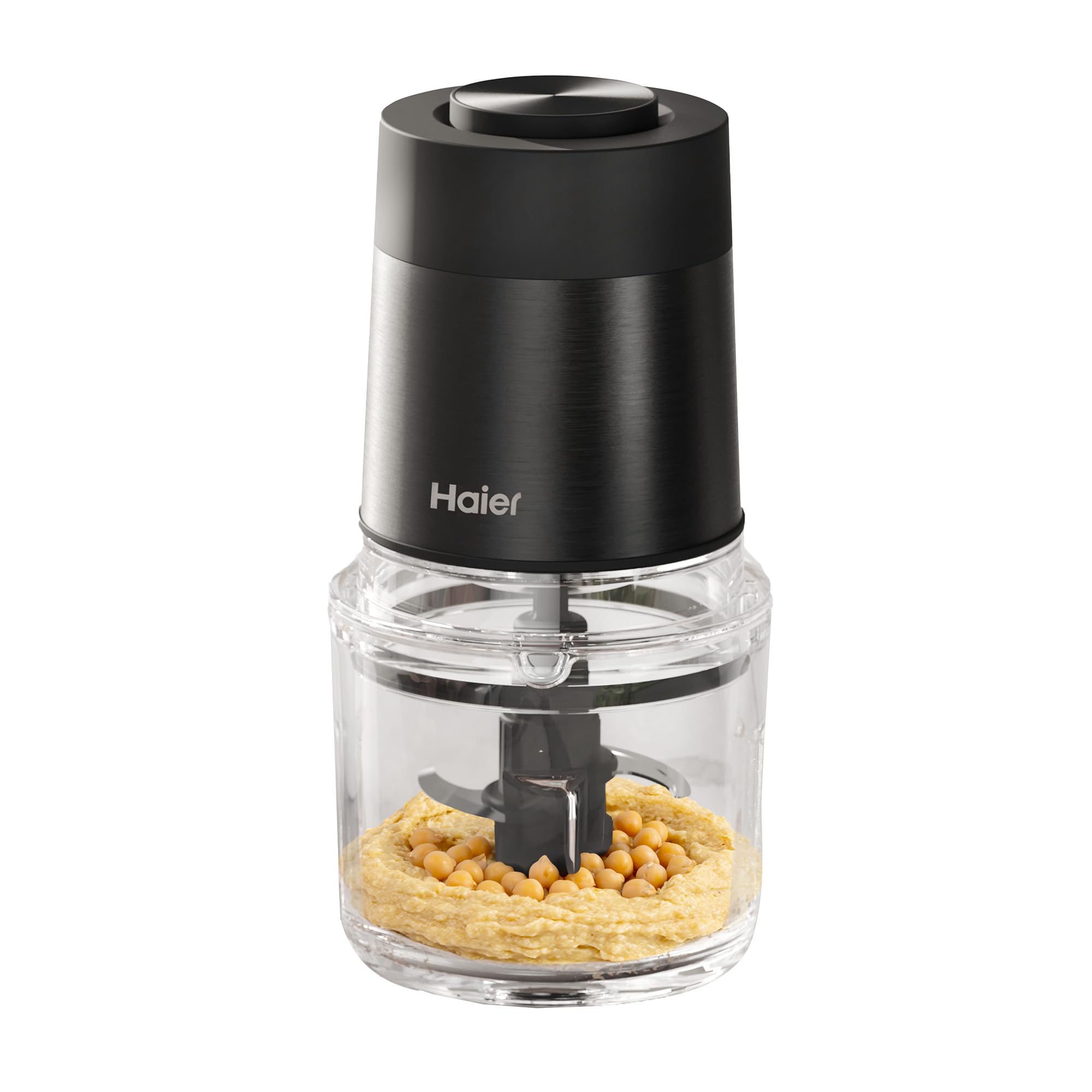 HAIER Picadora Compacta, Eléctrica 550W, 2 Velocidades, Picadora de Verduras, Base Antideslizante, Bol de Vidrio de 0,5L [I-Master Series 5]