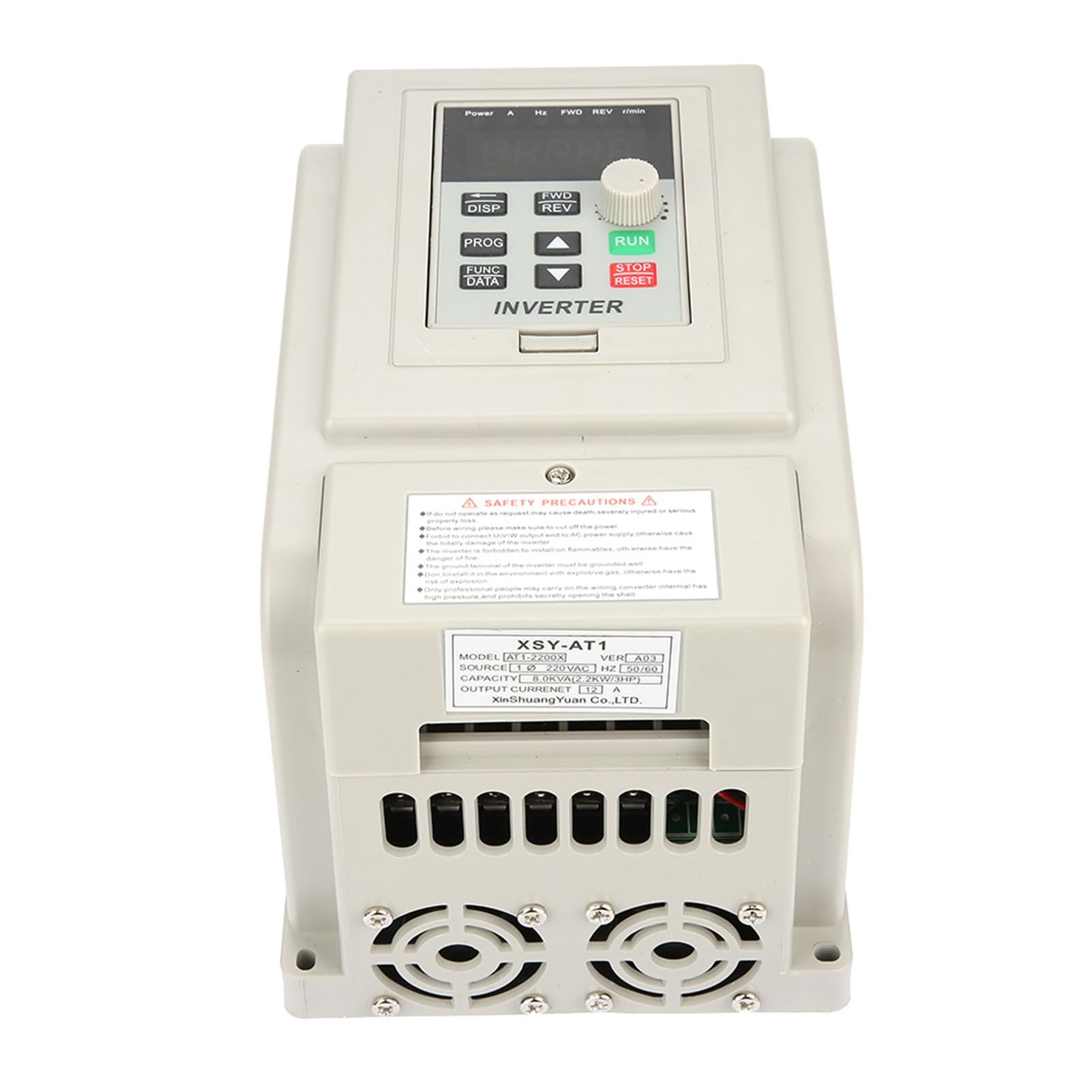 Annadue 220V 2,2kW Einphasen VFD Umrichter für 3 Phasen AC Motor