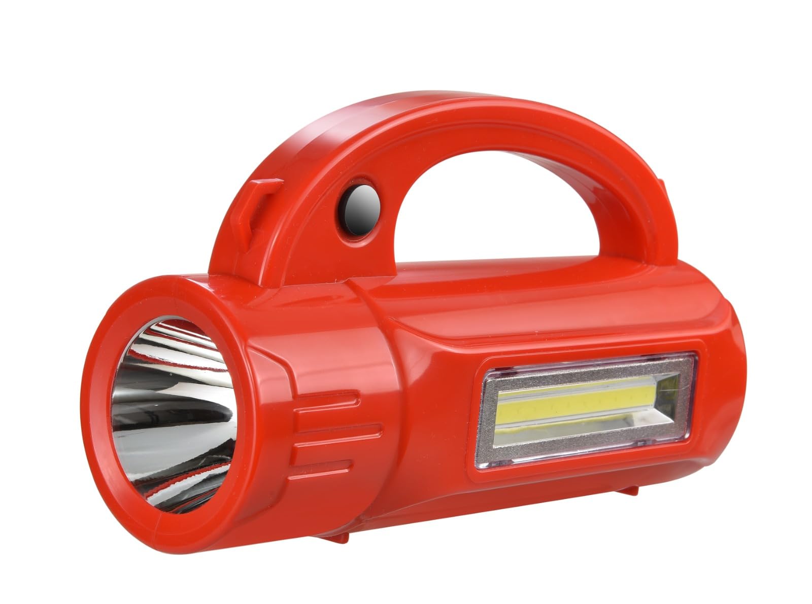 GLOBEAM Josh Kisan Shockproof Heavy ABS Plastic High Lumen LED Rechargeable Torch with Side Emergency Light Powered by 4V/2.5Ah Battery with 5-6 Hrs Backup-image-39