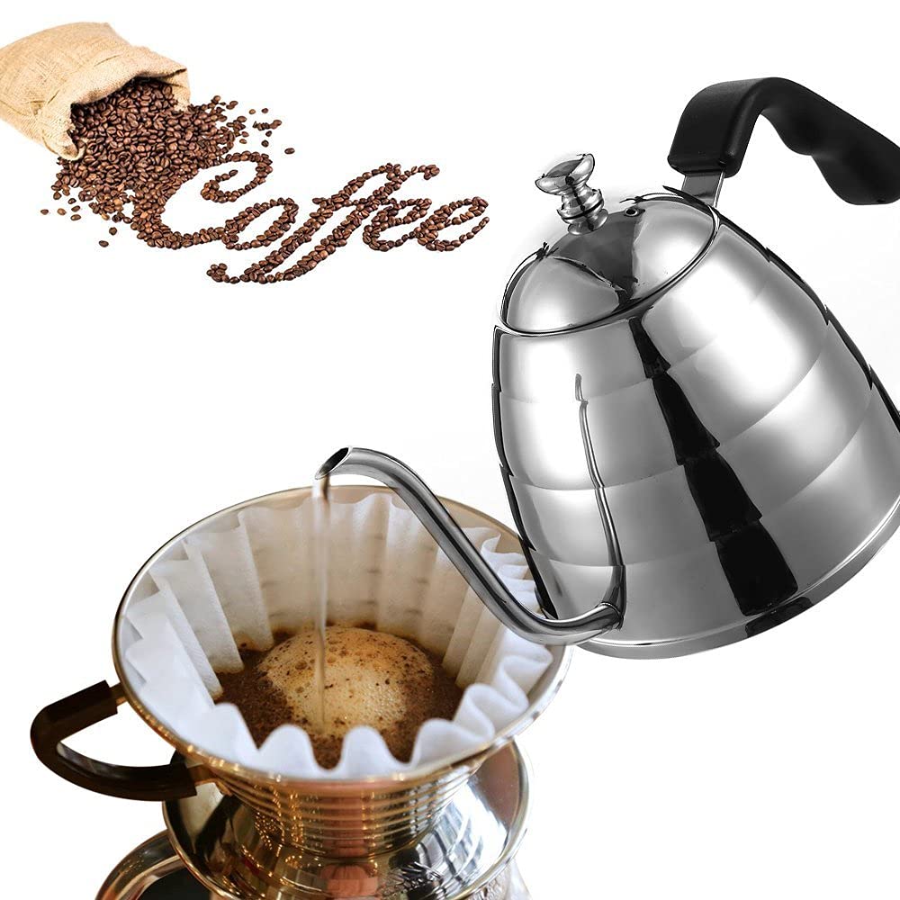 Buy Coffee Pots Realand 900ML Stainless Steel Pour Over Drip Coffee