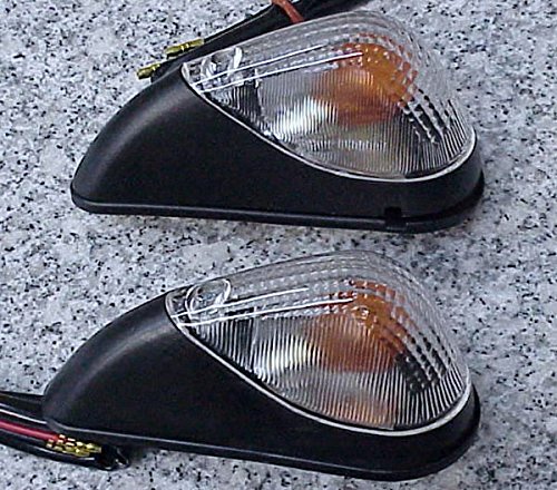 i5motorcycle i5 Black/Clear Aero Turn Signals for Kawasaki Ninja EX 250 250R