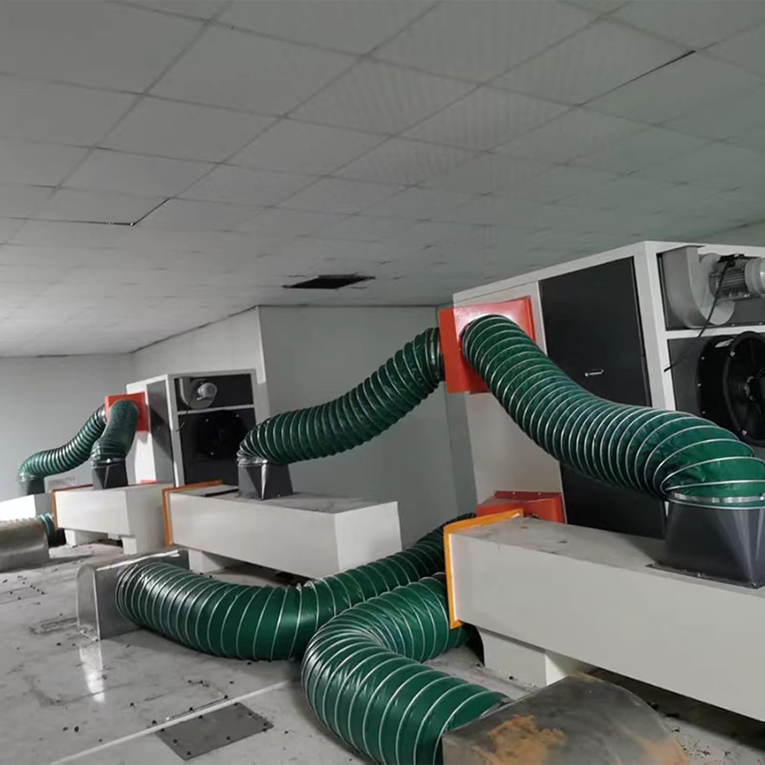 Manguera de aire acondicionado flexible portátil de 2 m, 150 mm, tubo de ventilación aislado para espacios reducidos, solución de ventilación de aire verde, ideal para uso doméstico y de oficina