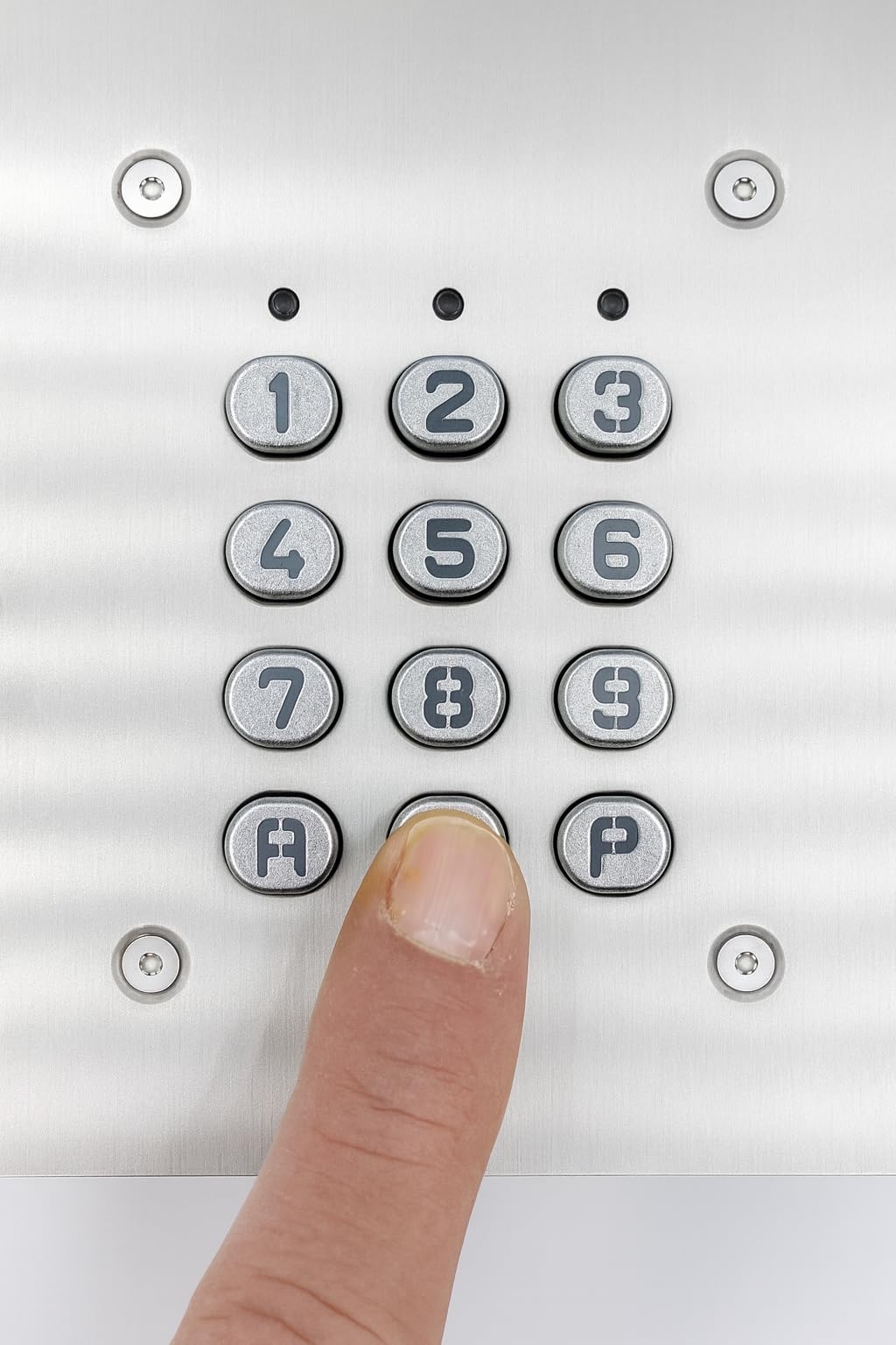 Acie SU2-EAB-TME teclado 2 relés con 60 Códigos/teclas metálicas placa acero inoxidable