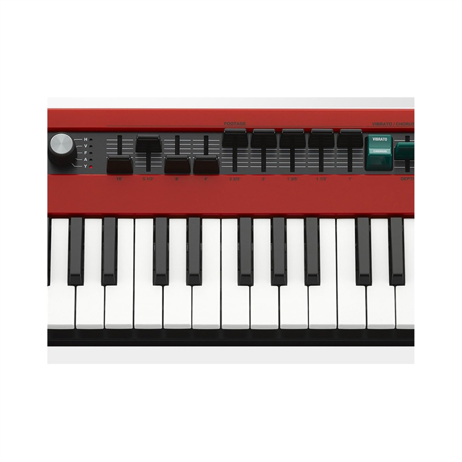 Początkujących Klawiatura Elektroniczna Mini Klawiatura Przenośny Syntezator 37 Klawiszy Dla Dorosłych Profesjonalna Klawiatura Elektroniczna(Red)