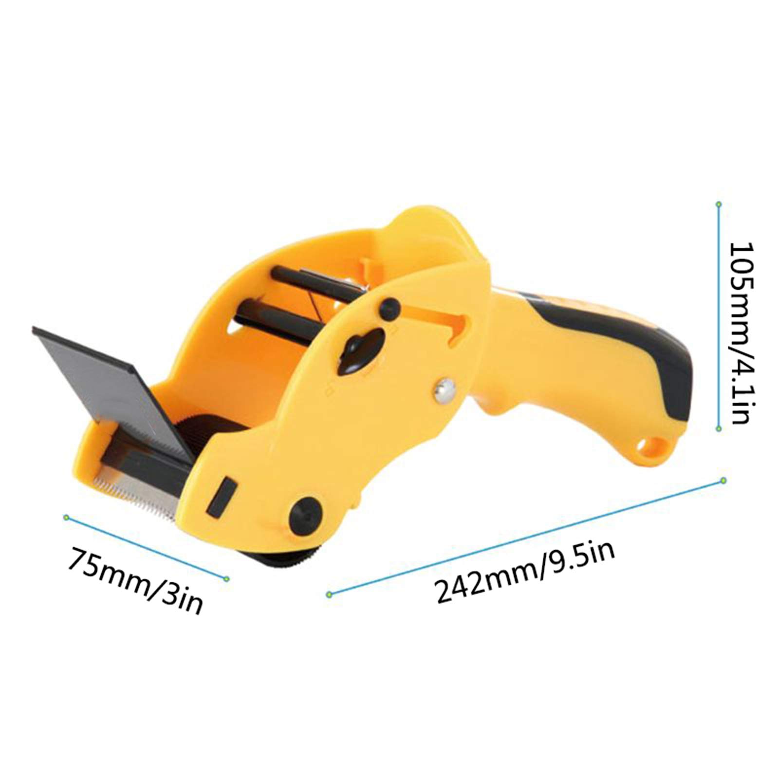 Amazon.co.jp: テープカッターディスペンサー、2パック手動シール装置