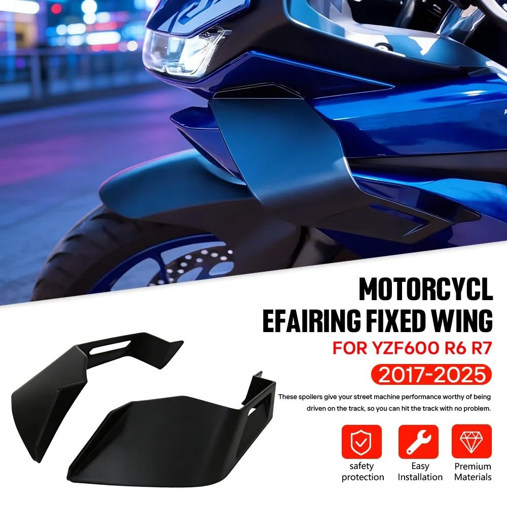 Wingletów Motocyklowych Do YZF600 R6 R7 2017-2024 Aerodynamiczne Winglety Motocykla