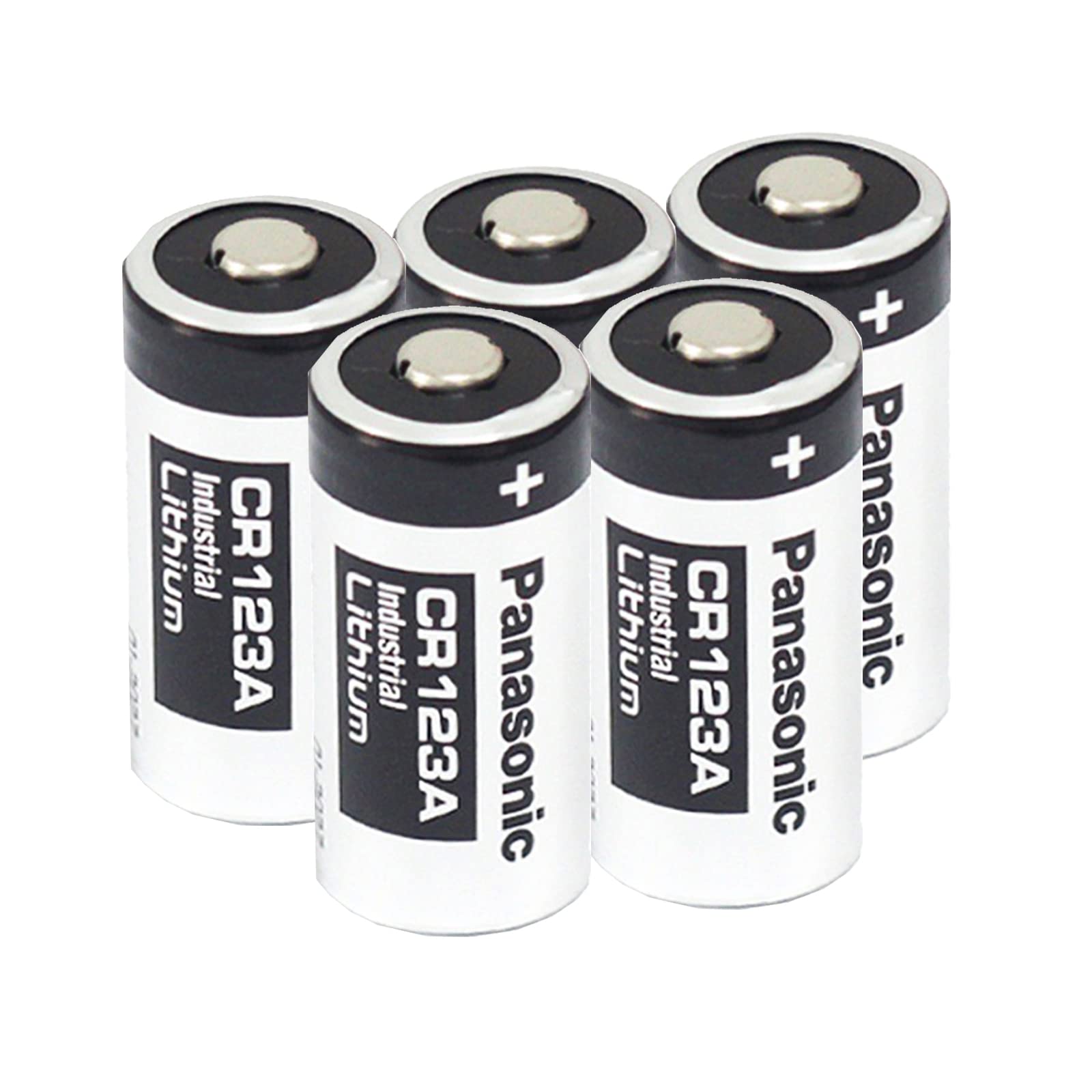 STEPMAX 5 Pack CR123A 3V Lithium Battery 1400mAh for Cameras Flashlight Alarm Smart Sensors (Non-Rechargeable)