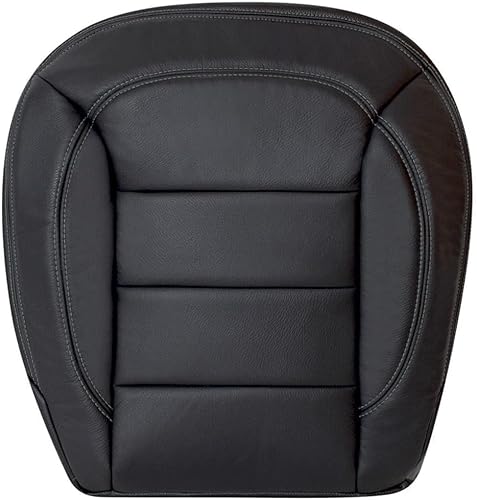 Miniatura 8 de GXARTS Funda de cuero de repuesto para asiento de lado del conductor, color negro, compatible con Mercedes Benz ML250 ML350 ML400 2012 2013 2014 2015