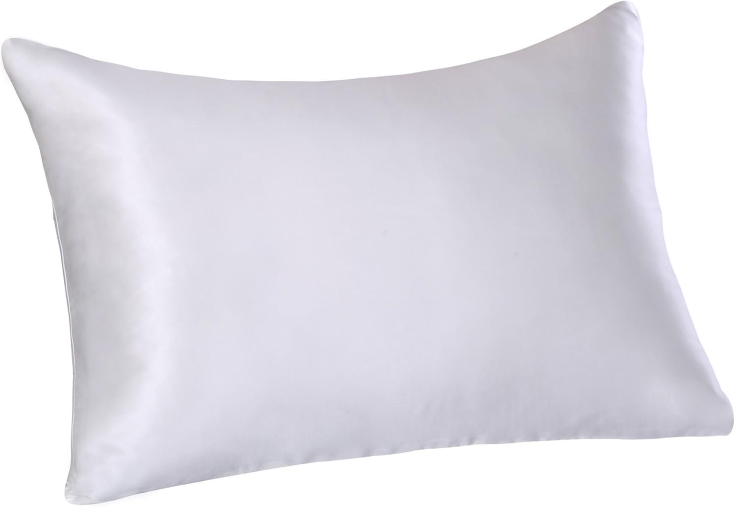 Tim & Tina 100% Pure Mulberry Luxury Silk Satin Pillowcase,Good for Skin and Hair (Toddler/Travel(14"*19"), Ivory) - Amazon product rated Grade A
