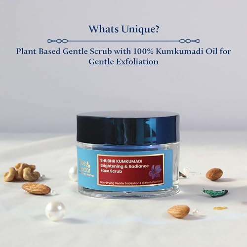 Miniatura 2 de Blue Nectar Crema y exfoliante Kumkumadi con aceite de Kumkumadi para una piel radiante