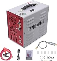 Vista 1 de PORTAIR - Compresor HPA portátil de 4500 PSI, parada automática, sin aceite/agua, convertidor de potencia integrado, compresor de aire PCP