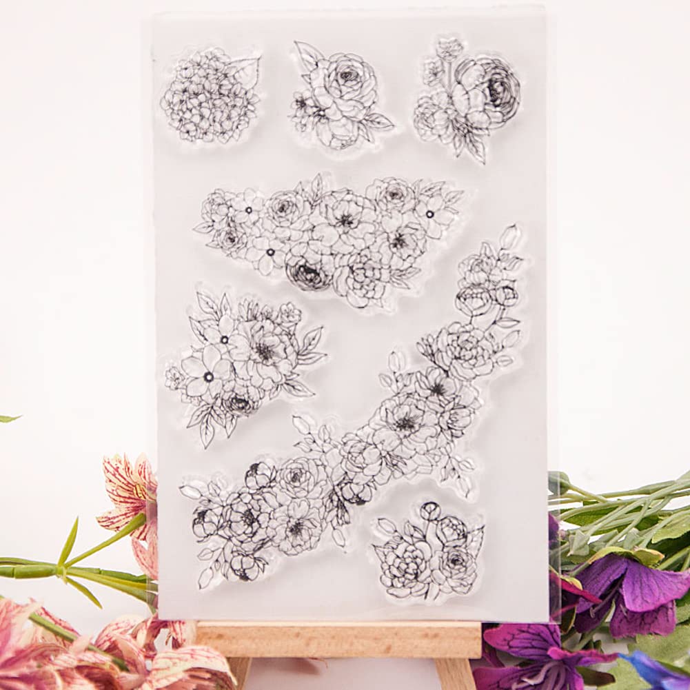 Acquista Libri Timbro trasparente trasparente per scrapbooking fai-da-te/realizzazione di